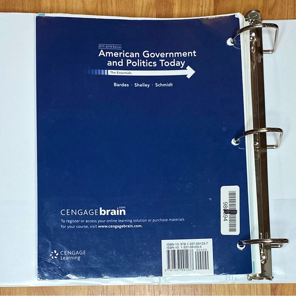 American Government and Politics Today: Essentials 2017-2018 Edition, Loose-Leaf - Picture 3 of 5